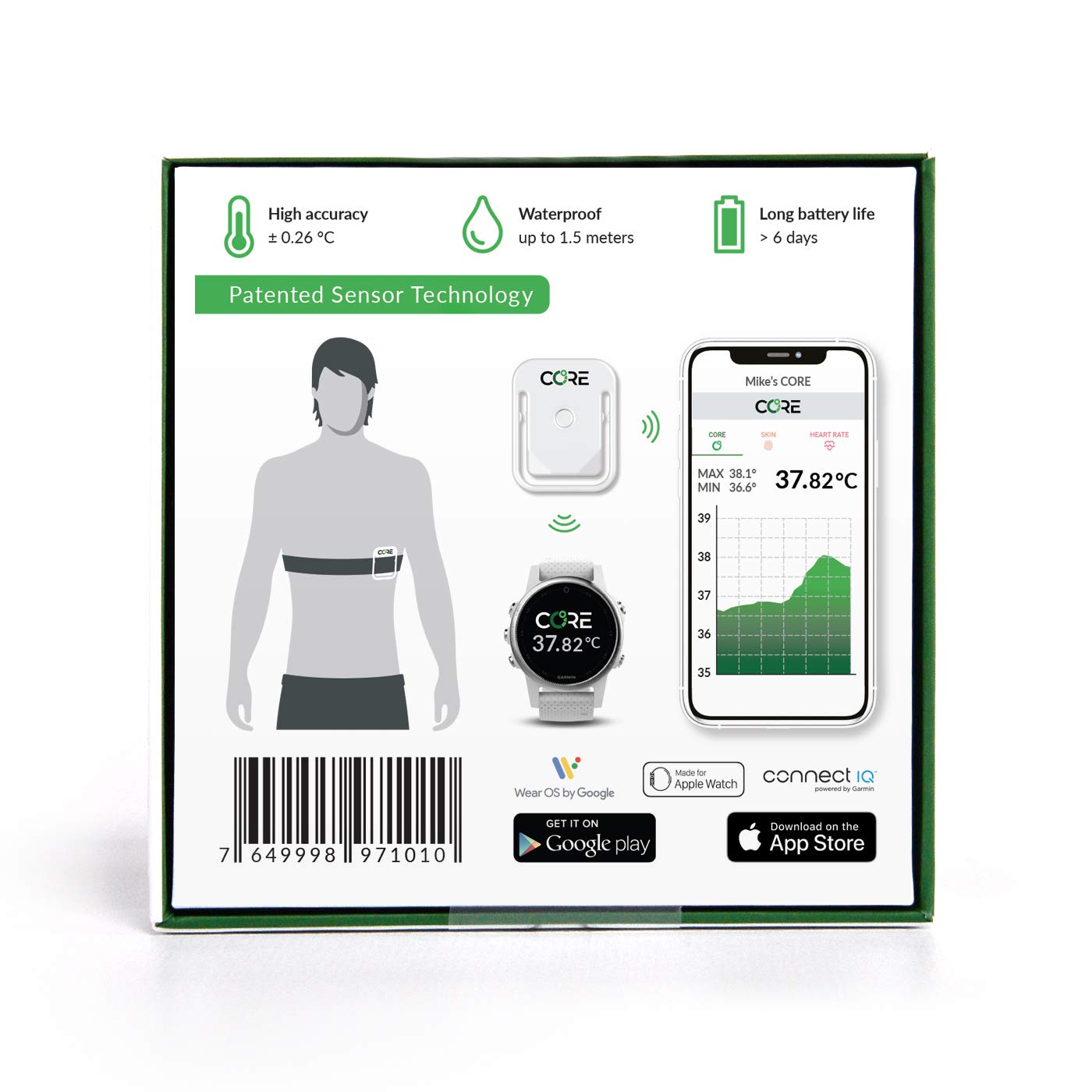 【新品未使用】 Core Body Temperature Monitor Device for continuous and accurate core body temperature